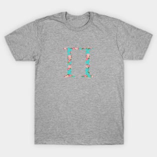 Pi Rose Letter T-Shirt